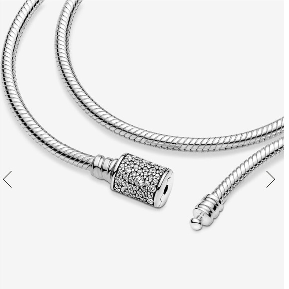 Pandora moments double wrap silver bracelet. 6.3 inch/16 cm - Picture 4 of 7